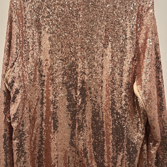 Torrid stretch sequin jacket with liner- size 2 (18-20) - Picture 4 of 8